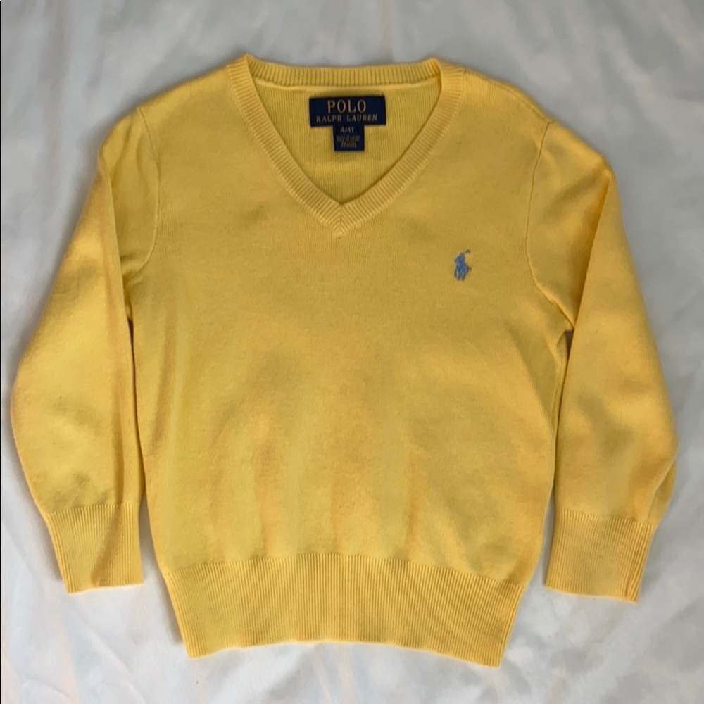 Polo Ralph Lauren Cotton V-Neck Sweater